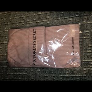 Victoria secret pink scarf and beanie